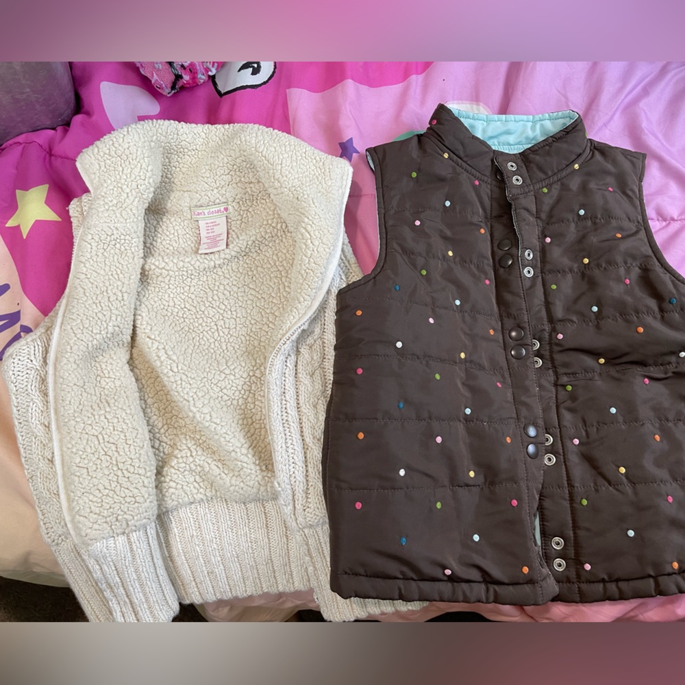 Size 6 girls vests